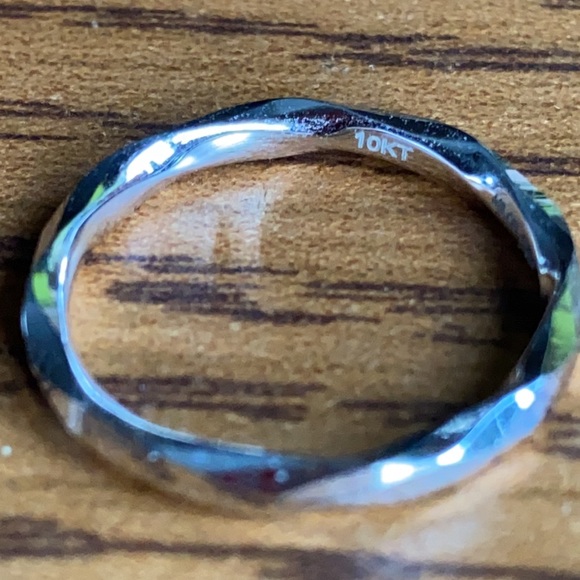 10K Rose GOLD and White GOLD Ring Set - Picture 6 of 8